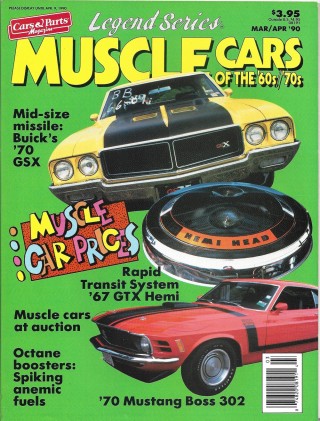 MUSCLE CARS OF THE 60'S 70'S LEGEND SERIES 1990 MAR/APR - XL-427, LIGHT-WEIGHTS